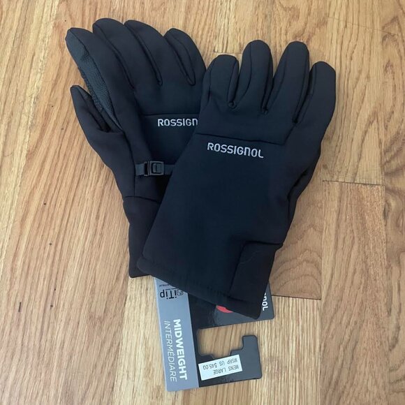 New With Tags Rossignol warm, soft, water resistant mens gloves - Picture 1 of 4